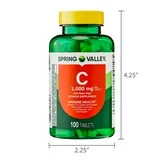 Spring Valley Vitamina C , 1000 mg, 250 Unidades - Imagen 4