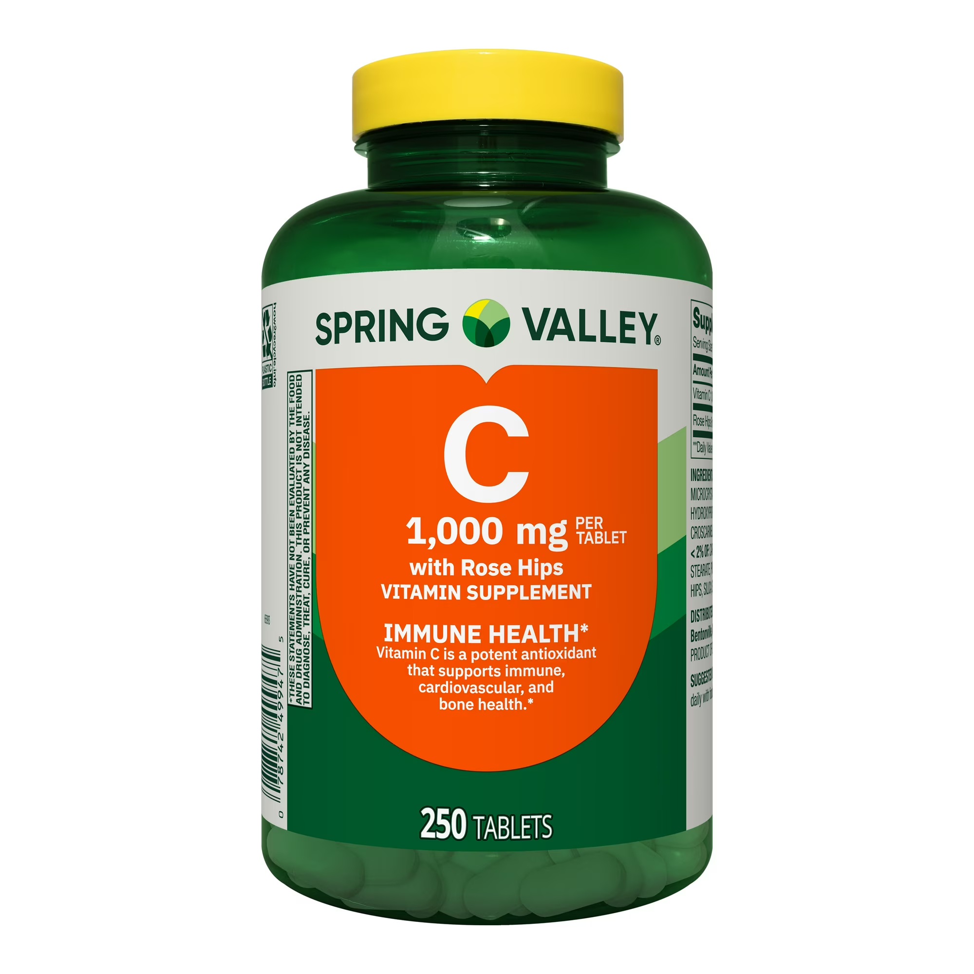 Spring Valley Vitamina C , 1000 mg, 250 Unidades